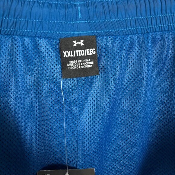 Under Armour Mens Lined Woven Volley Shorts Pockets XXL Blue 2XL New With Tag's. - Picture 5 of 8